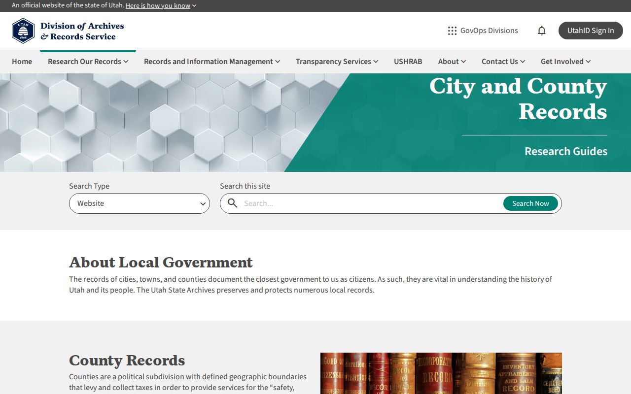 Herriman city directory Utah State Archives local records guide and name index